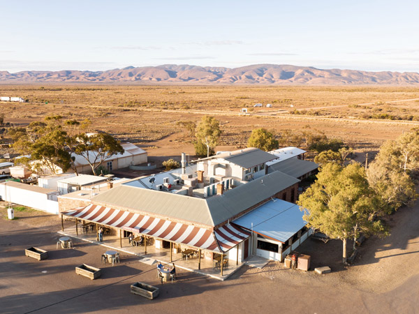 the Prairie Hotel, Flinders Ranges