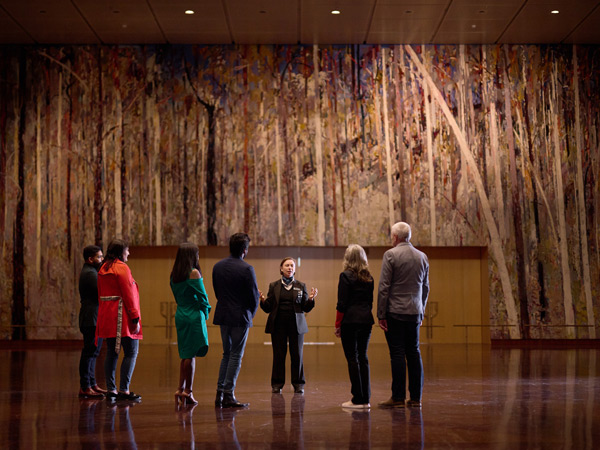 visitors at the Members’ Hall, Parliament House
