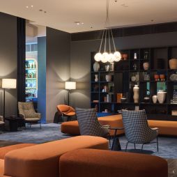 a look inside the lobby at Pullman Adealaide