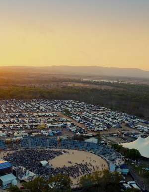 Savannah in the Round from above in Tropical North Queensland