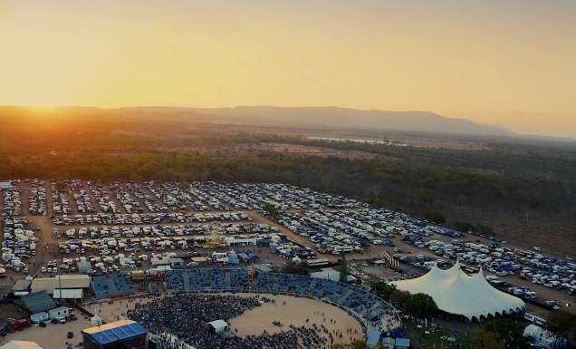 Savannah in the Round from above in Tropical North Queensland
