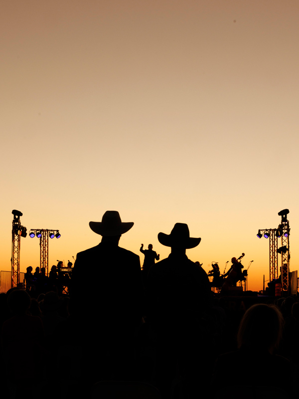 Singing In The Night at sunset