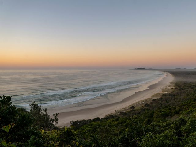 Tallow Beach aerial in Byron Bay, NSW