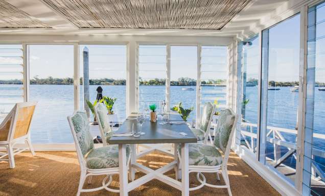 waterfront views at Whalebone Wharf, Port Macquarie