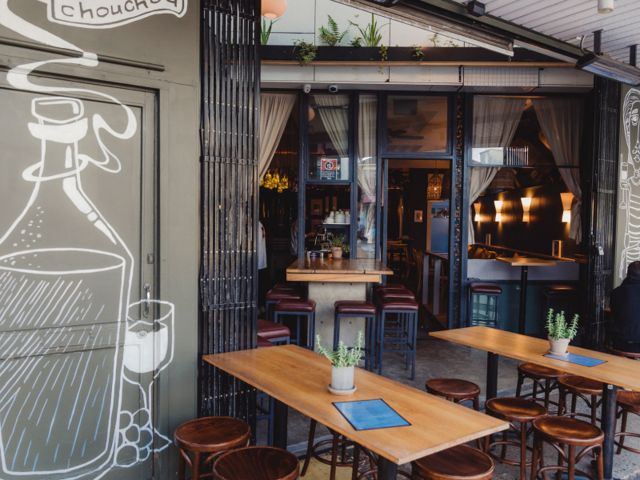 the dining interior of Chouchou Bistro & Bar, Bondi
