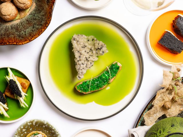 refined French plates at Bellevue Woolloomooloo