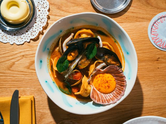 fresh bouillabaisse at Martinez, Quay Quarter