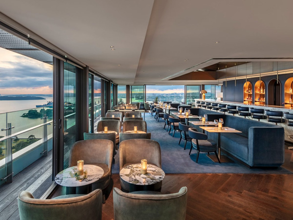 the dining interior at InterContinental Sydney