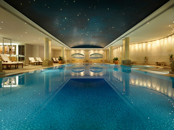 the heated pool at The Langham Sydney