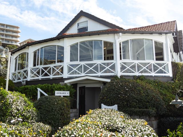 the exterior of Pilu at Freshwater, Sydney