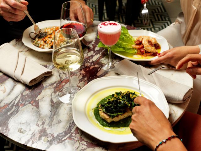 dining at Cibaria, Manly