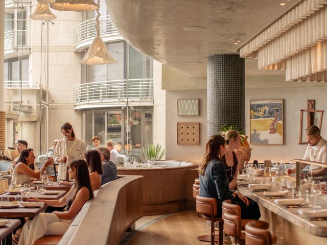 People dining at Flaminia restaurant in Sydney