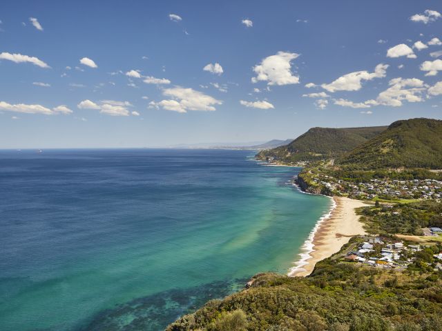 coastal views from Stanwell Tops Lookout, Royal National Park