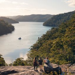 scenic views across America Bay, Ku-Ring-Gai Chase National Park