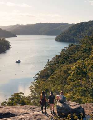 scenic views across America Bay, Ku-Ring-Gai Chase National Park