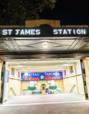 St James Station tunnels