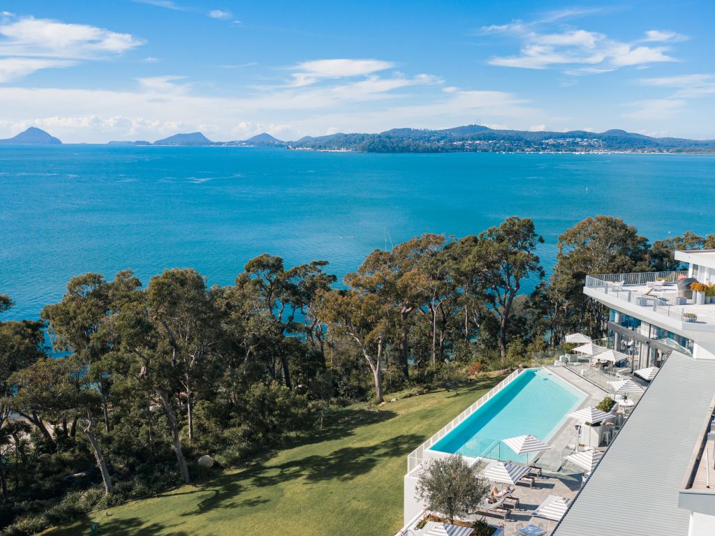 Bannisters Port Stephens aerial shot