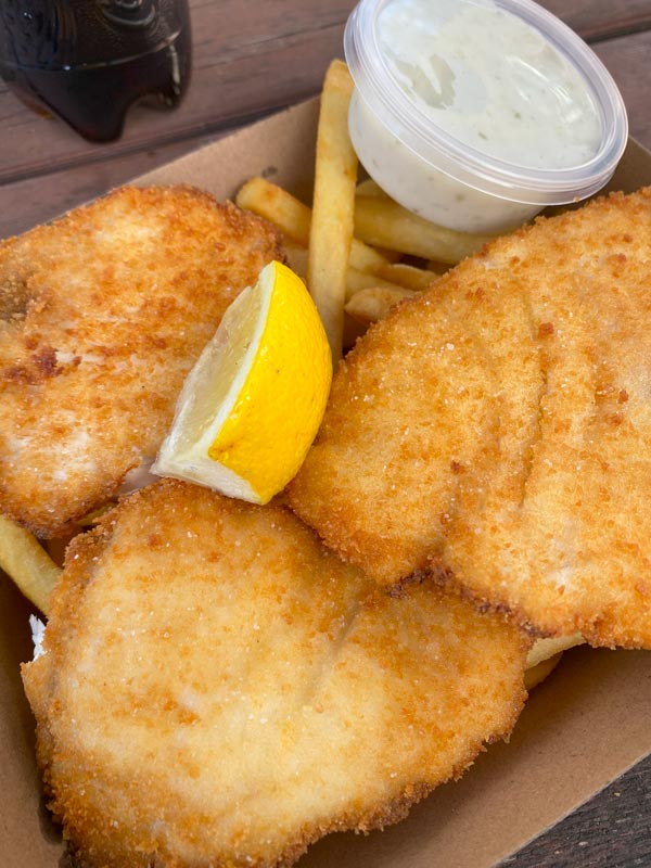 Doo-Licious Fish and Chips in Doo-Town