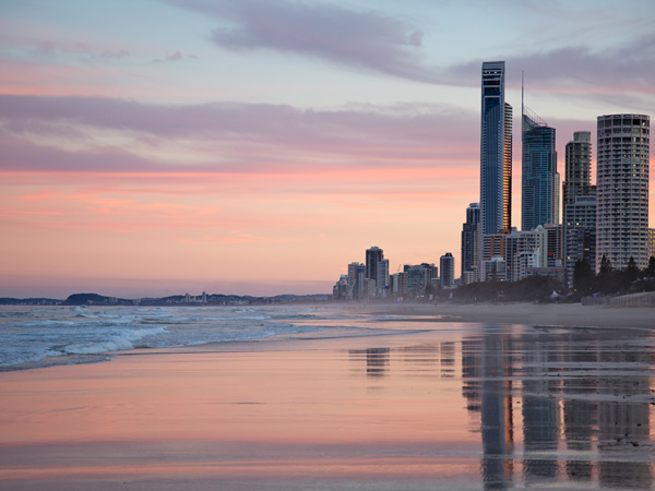 Sunrise on the Gold Coast, Qld
