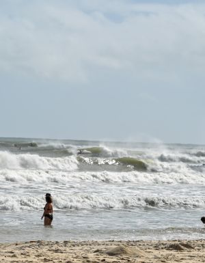 Beach Closed,Noosa Heads Main Beach, Cyclone Alfred