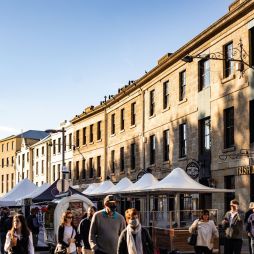 the Salamanca Market in Hobart