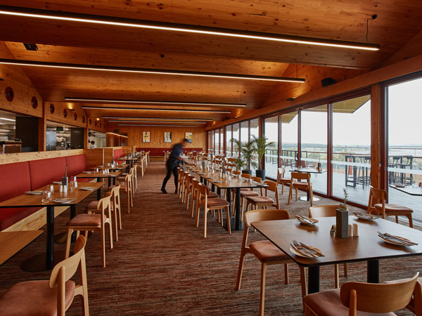 Interior of Orana Restaurant at Iron Bay Creek Farm Stay