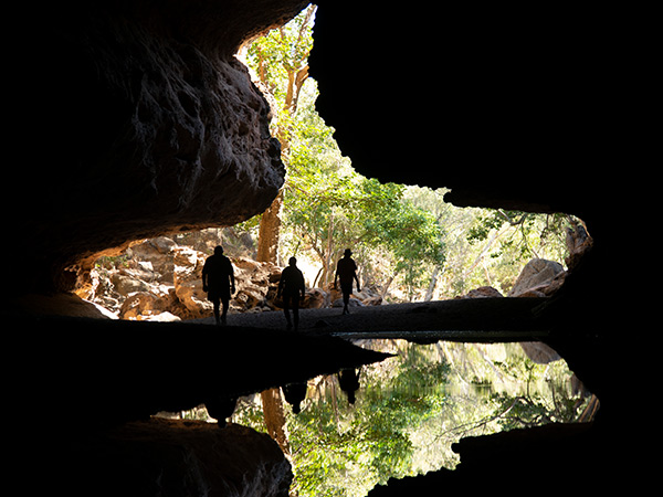 end of Dimalurru (Tunnel Creek) the kimberleys western australia