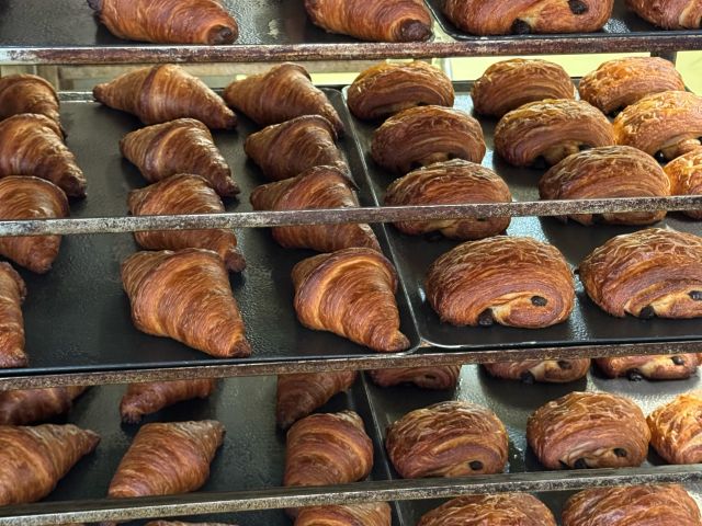 a wide selection of bread on display at Iggy’s Bread
