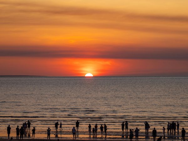 sunset at Mindil Beach, Darwin