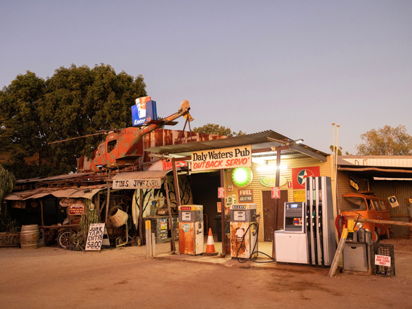 the pub exterior of Daly Waters Pub