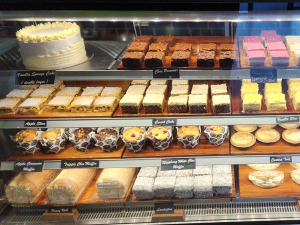 cake and pastries at Farmer’s Bakehouse, Dubbo
