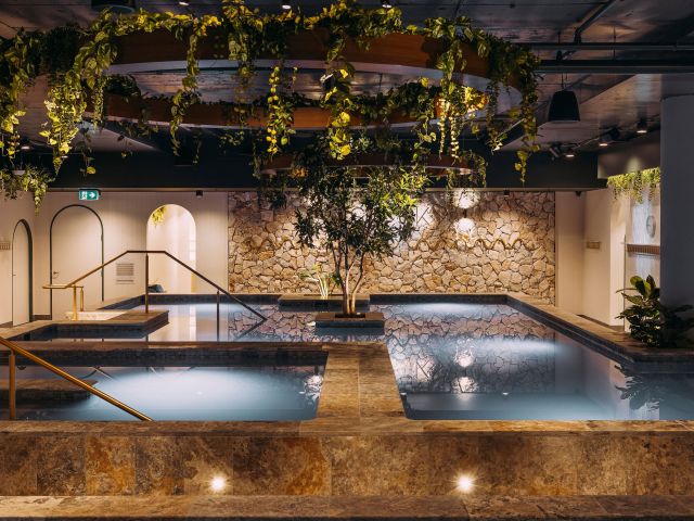 a magnesium pool at Soak Bathhouse Alexandria
