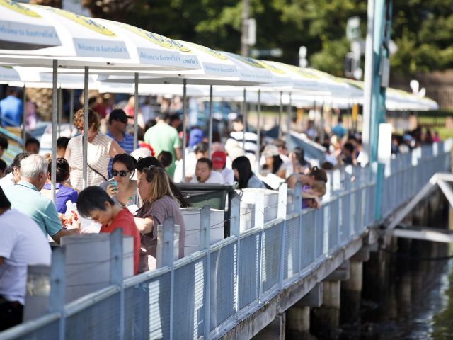 diners at Sydney Fish Market