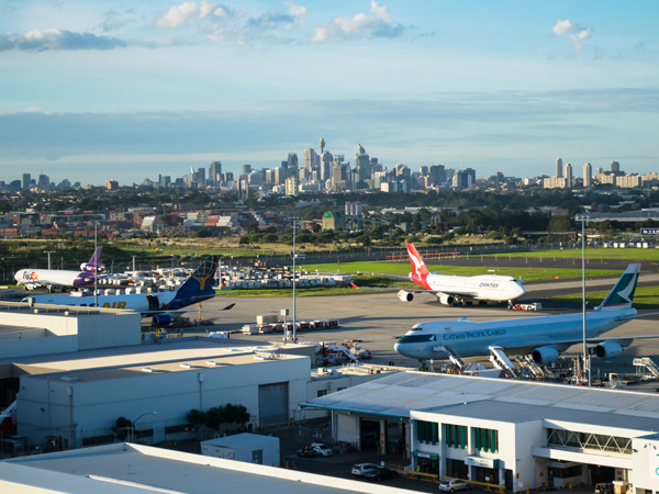 Planes at Sydney Airport, NSW