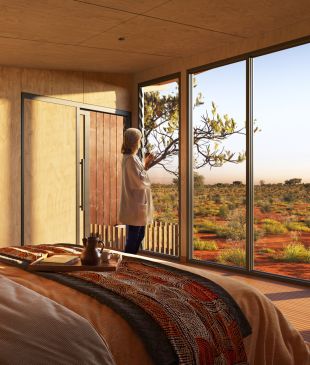 <p><i>Uluṟu&#8217;s new hike</i> just got <i>luxe accommodation</i> to match</p>
