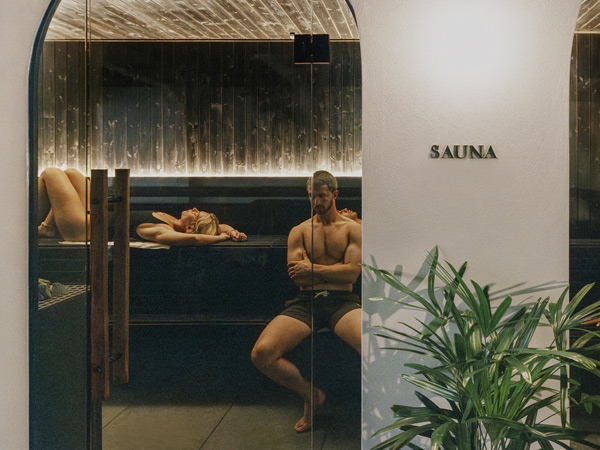 Navia Bathhouse sauna in Byron Bay
