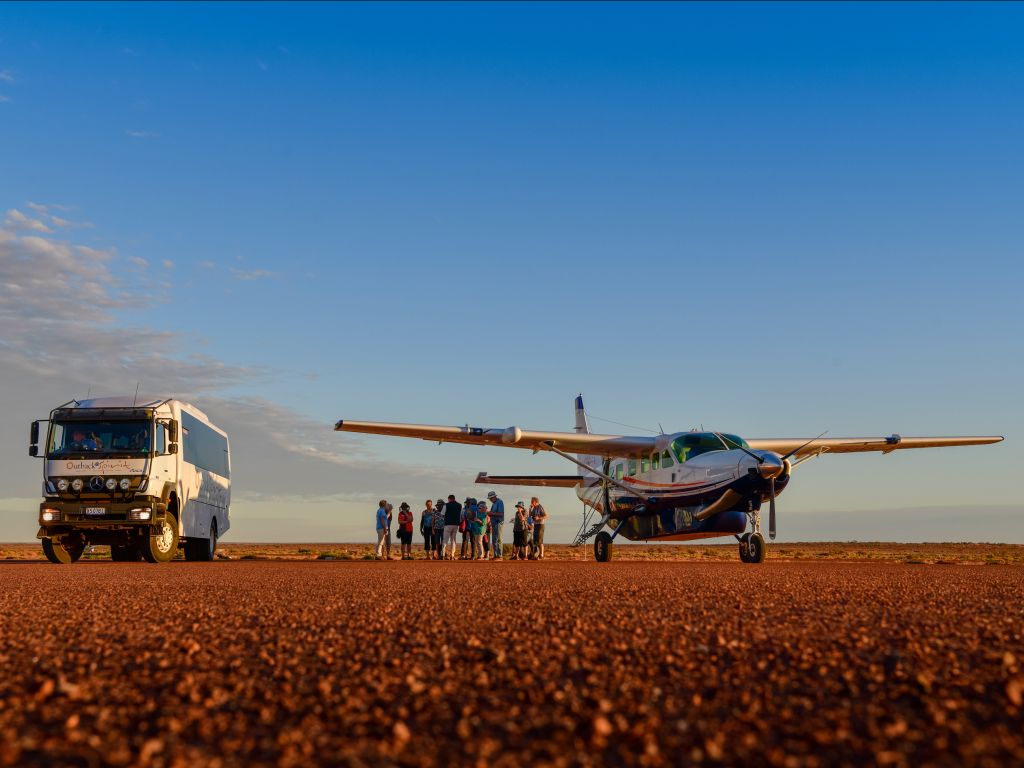 Outback Spirit Cessna plane in Outback SA