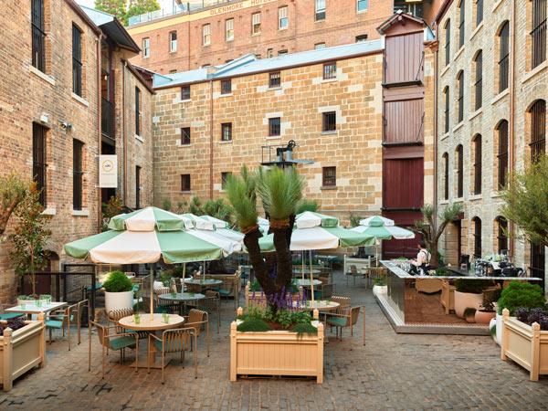 The Garden The Collective precinct in the Rocks Sydney