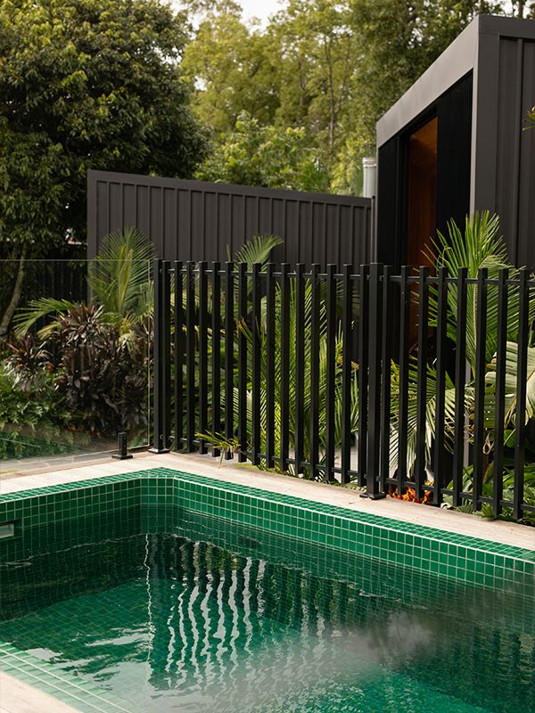 Swimming pool at Amaroo in Bangalow.