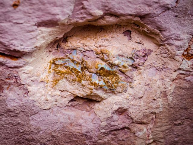 Opals in Coober Pedy, SA