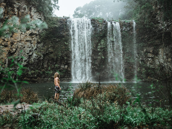 the Crystal Shower Falls, Waterfall Way, NSW
