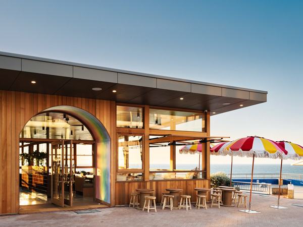 the Magic Apple beachside cafe, Perth