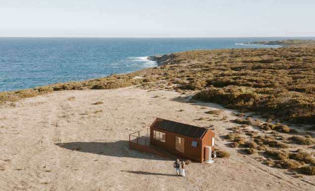 An aerial view of Bandari, EYRE.WAY