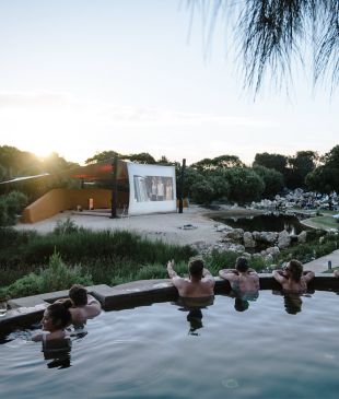 <p><i>The ultimate noughties movie night</i> is happening in a hot spring</p>
