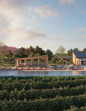 render of proposed luxury accommodation at ben ean estate