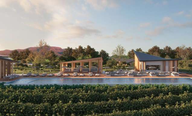 render of proposed luxury accommodation at ben ean estate