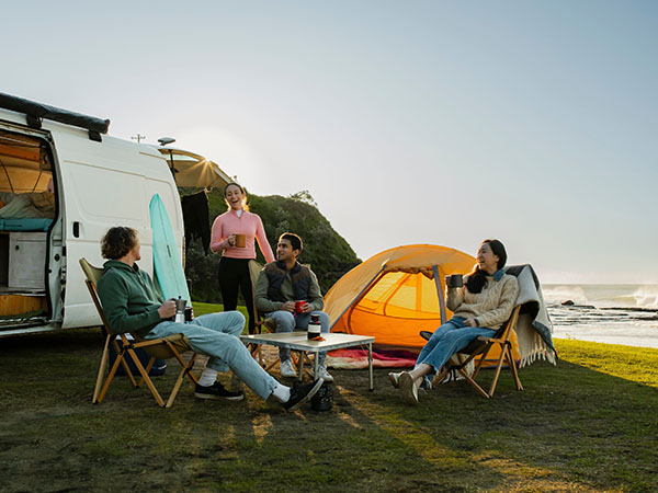 camping on the South Coast