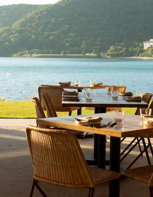 view from catseye pool club at The Sundays hamilton island