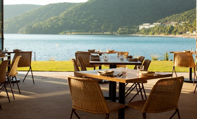 view from catseye pool club at The Sundays hamilton island