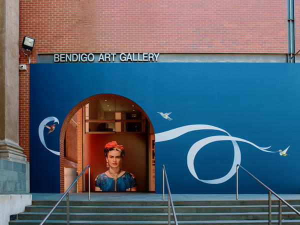 the Frida Kahlo: In her own image exhibition, Bendigo Art Gallery
